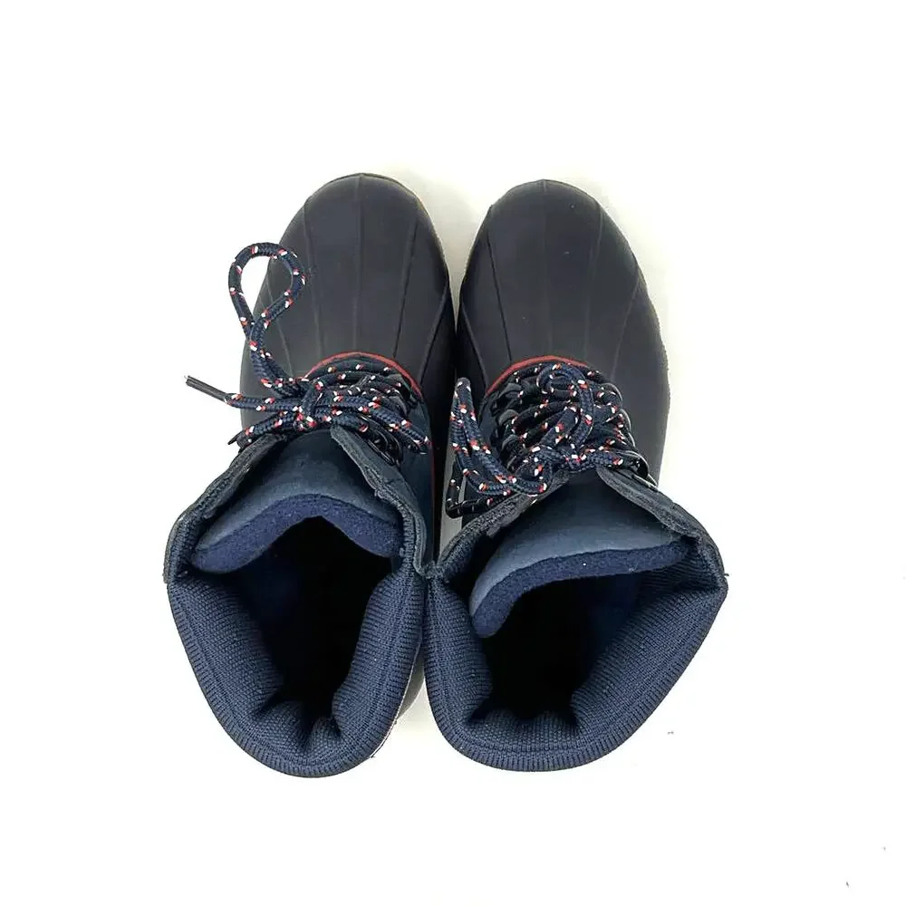 Goop‎ X Sperry Saltwater Limited Edition Blue Rain Boots Women's Size 6M